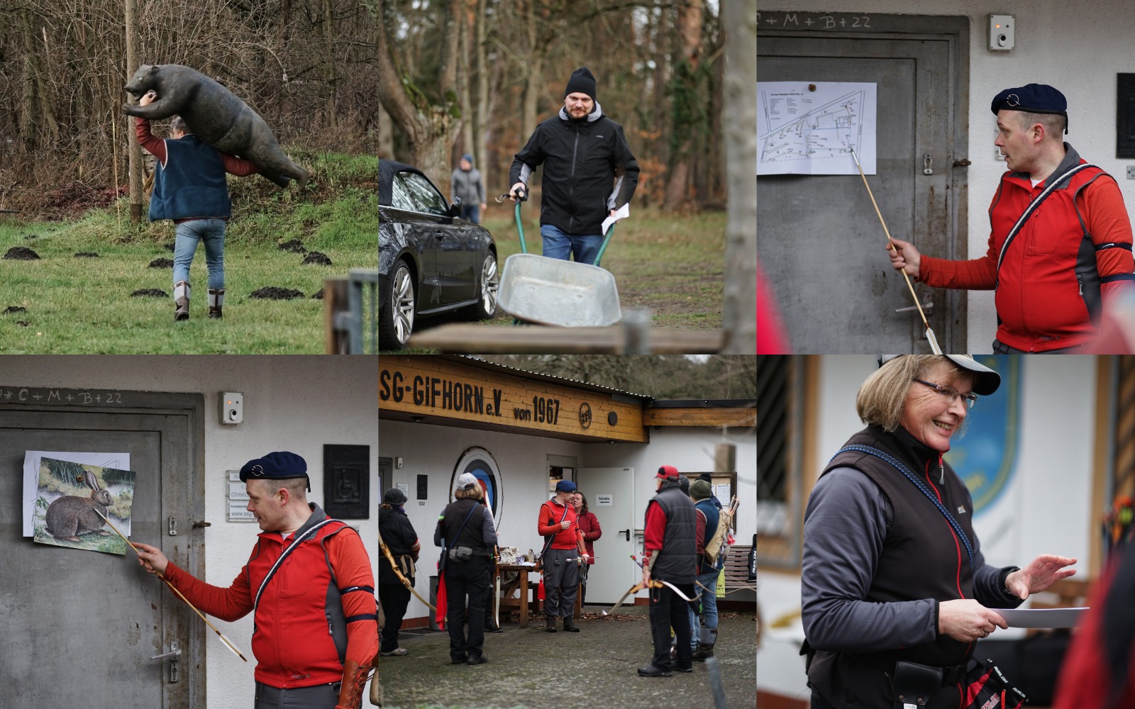 Aufbau Neujahrsschießen